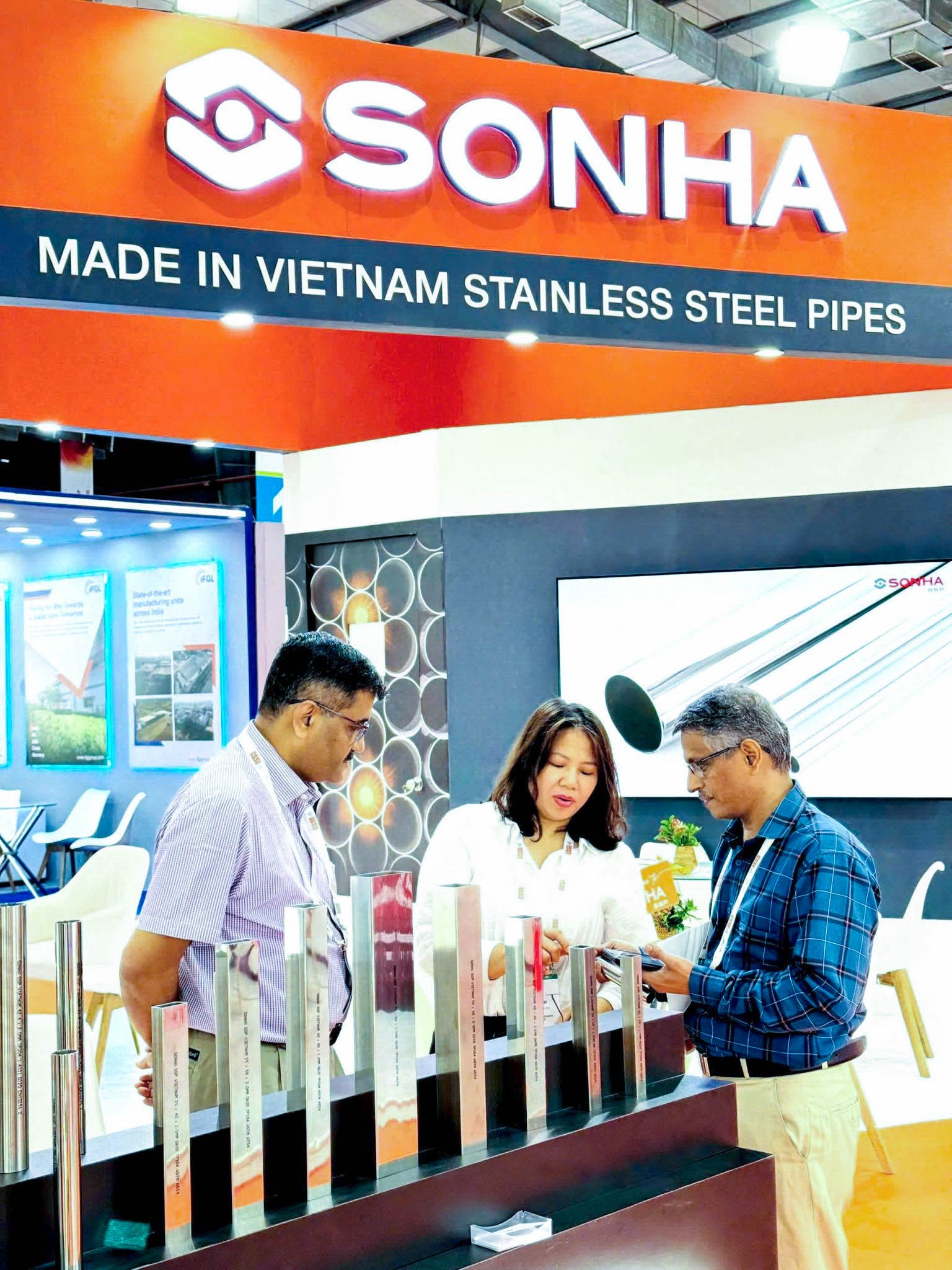 Sơn Hà SSP tỏa sáng tại Global Stainless Steel Expo 2025: Khẳng định vị thế thương hiệu Việt trên bản đồ inox thế giới