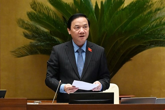 Phó Chủ tịch Quốc hội Nguyễn Khắc Định cho biết khi sáp nhập tỉnh, người dân được sử dụng giấy tờ cũ cho đến khi hết hạn. Ảnh: Quochoi.vn