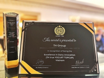 3 dòng sản phẩm TH đạt giải thưởng Thương hiệu toàn cầu 2025