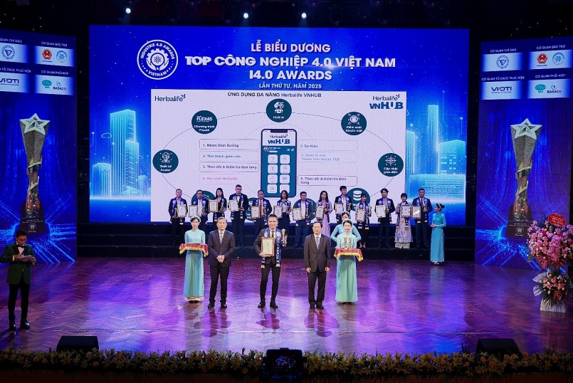 Ảnh: Herbalife tiếp tục được vinh danh lần thứ 3 tại Top Công Nghiệp  4.0 Việt Nam