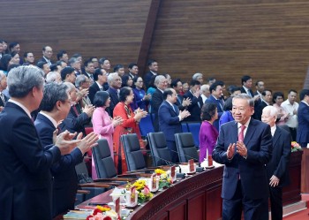 Lễ công bố Nghị quyết của Quốc hội về sáp nhập tỉnh, thành phố