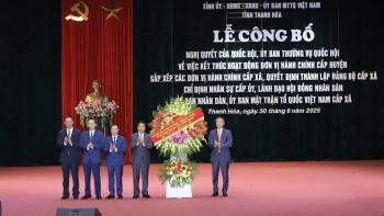 Thanh Hóa công bố nghị quyết, quyết định về sắp xếp tổ chức bộ máy và đơn vị hành chính