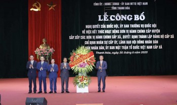 Thanh Hóa công bố nghị quyết, quyết định về sắp xếp tổ chức bộ máy và đơn vị hành chính