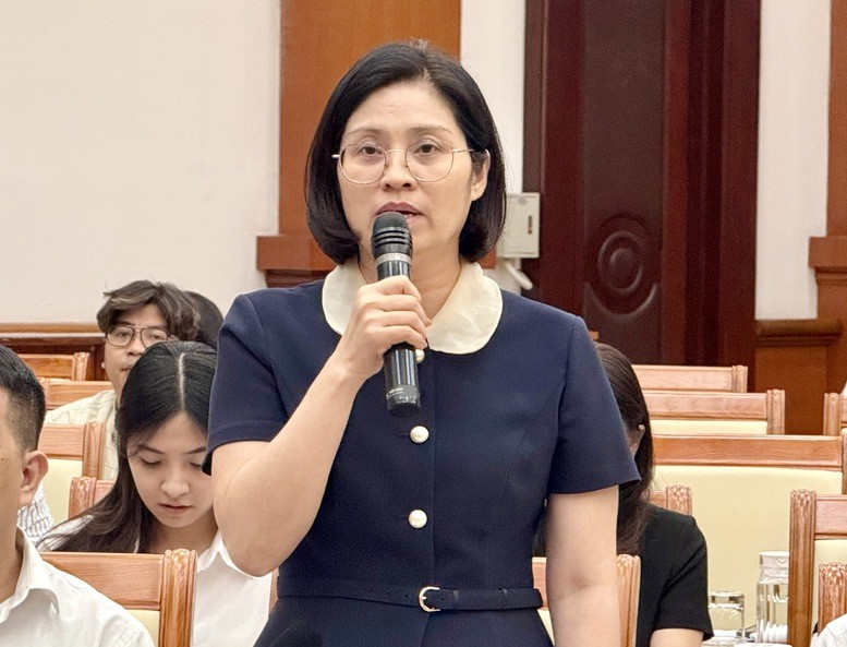 Bà Trịnh Thị Hương, Cục Phát triển doanh nghiệp tư nhân và kinh tế tập thể, Bộ Tài chính - Ảnh: VGP