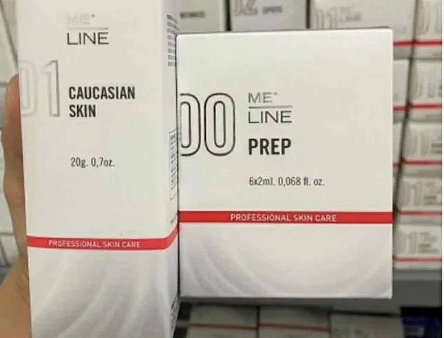 Sản phẩm mỹ phẩm bị thu hồi.