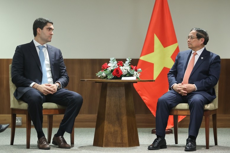 Thủ tướng đề nghị Vale hỗ trợ và cùng các doanh nghiệp Việt Nam xây dựng các tập đoàn kinh tế đa quốc gia - Ảnh: VGP