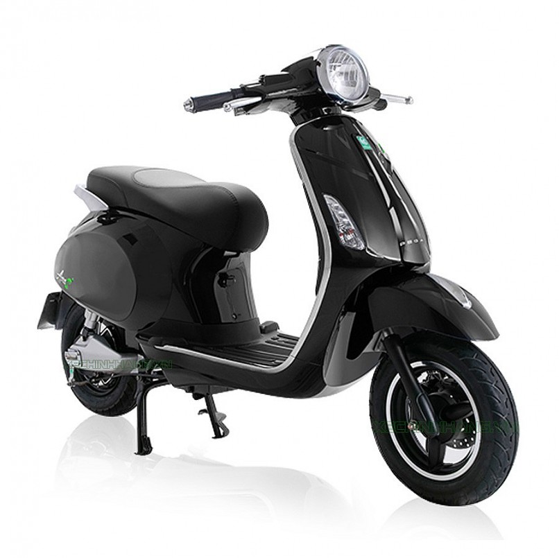 Giá khoảng 16,5 triệu đồng, Pega Aura S+ gây ấn tượng với kiểu dáng đậm chất “Vespa”, nữ tính, cốp rộng.