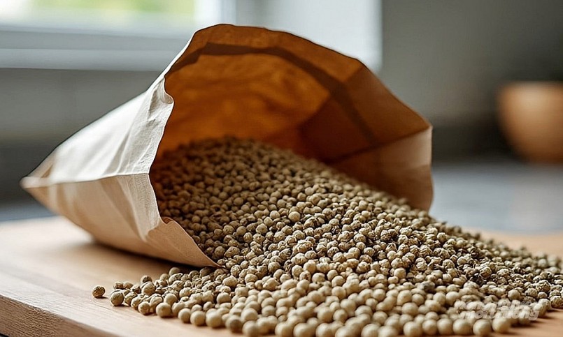 Sản phẩm tiêu đã chế biến, đóng gói chờ xuất khẩu sang châu Âu – kỳ vọng giữ đà tăng trưởng nếu vướng mắc thủ tục sớm được tháo gỡ. Sản phẩm tiêu đã chế biến, đóng gói chờ xuất khẩu sang châu Âu – kỳ vọng giữ đà tăng trưởng nếu vướng mắc thủ tục sớm được tháo gỡ.