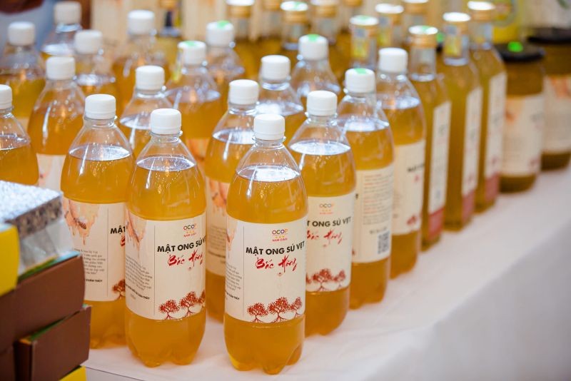 sản phẩm mật ong này được khai thác từ Vườn quốc gia Xuân Thủy.