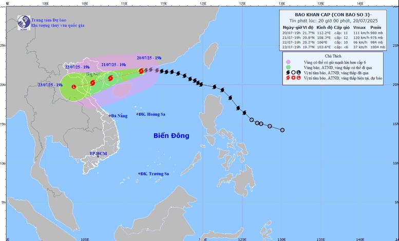 Ứng phó bão số 3: Khẩn trương nhất, quyết liệt nhất đảm bảo an toàn tính mạng và tài sản của Nhân dân