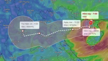 Bão số 3 tiến gần Quảng Ninh, có thể mạnh thêm trên vịnh Bắc Bộ