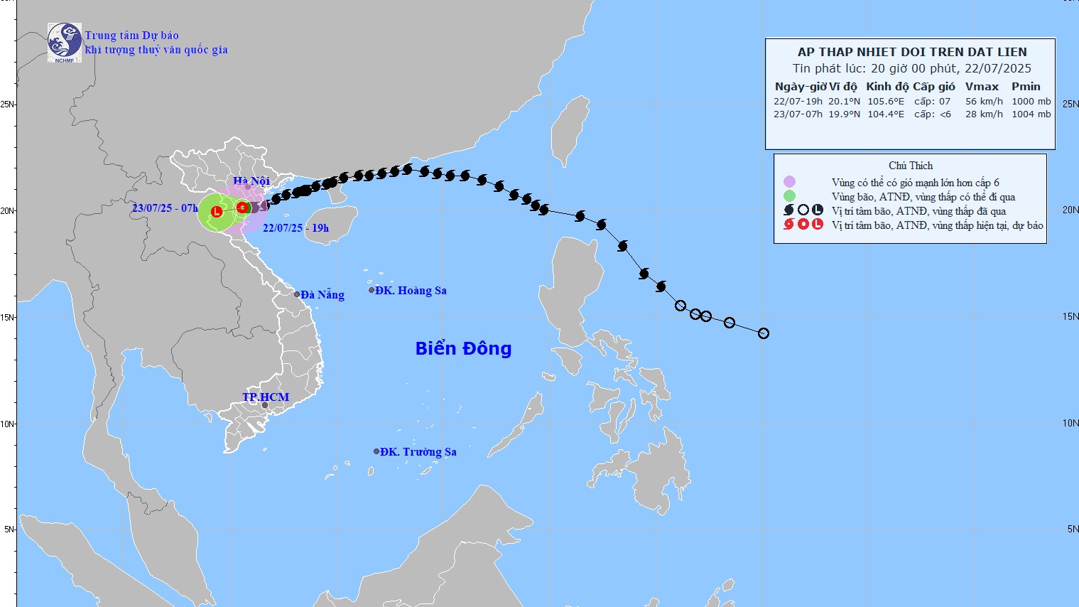Bão số 3 suy yếu nhưng hoàn lưu vẫn gây mưa lớn ở Bắc Trung Bộ
