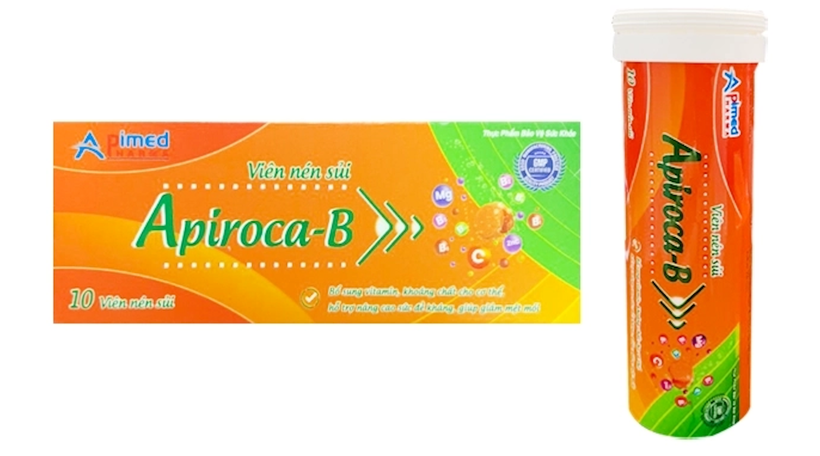 Viên sủi Apiroca-B bị tạm dừng lưu hành do không đạt chuẩn công bố