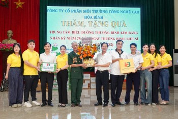 CNC lan tỏa nghĩa tình "Tháng 7 tri ân" tại Trung tâm Điều dưỡng thương binh Kim Bảng