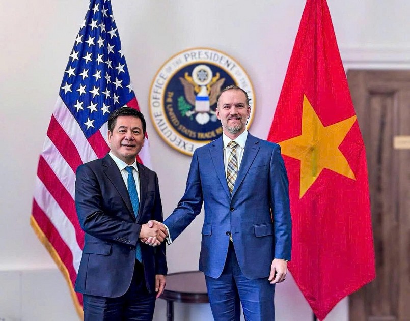 Từ cuối tháng 4, Việt Nam và Mỹ đã có nhiều phiên đàm phán thương mại đối ứng ở cả cấp kỹ thuật và cấp Bộ trưởng. 