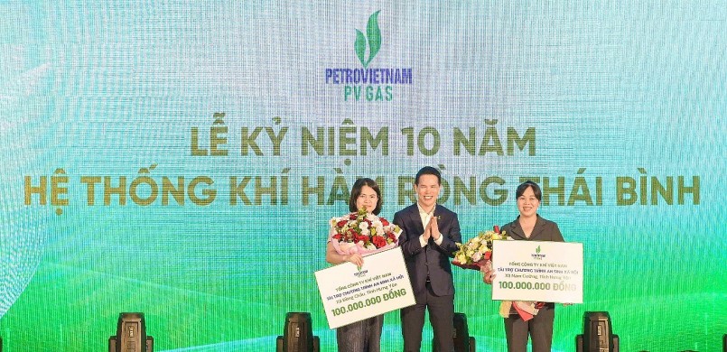 Tổng Giám đốc PV GAS trao hỗ trợ an sinh xã hội cho lãnh đạo xã Đồng Châu và xã Nam Cường Tổng Giám đốc PV GAS trao hỗ trợ an sinh xã hội cho lãnh đạo xã Đồng Châu và xã Nam Cường