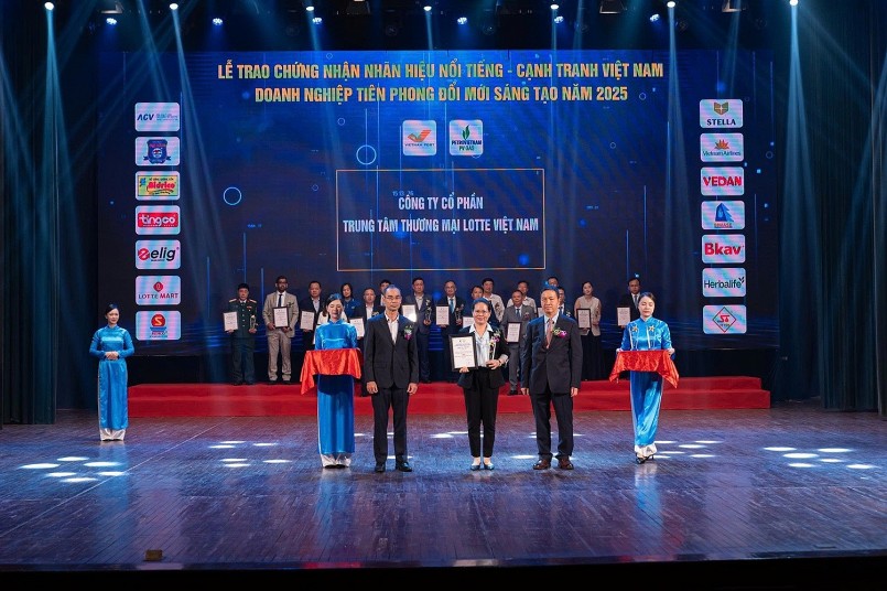 LOTTE MART được vinh danh là Doanh nghiệp tiên phong đổi mới sáng tạo năm 2025