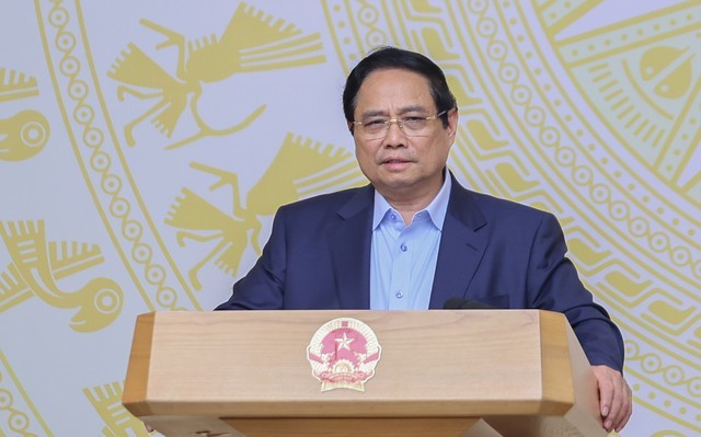 Thủ tướng Phạm Minh Chính chủ trì Phiên họp lần thứ nhất của Ban Chỉ đạo quốc gia triển khai Nghị quyết số 68-NQ/TW của Bộ Chính trị về phát triển kinh tế tư nhân - Ảnh: VGP/Nhật Bắc