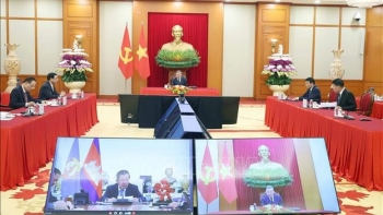Tổng Bí thư Tô Lâm điện đàm với Chủ tịch Đảng Nhân dân Campuchia Hun Sen