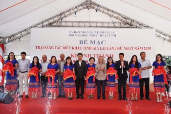 "Đất và người Gia Lai"- Không gian điêu khắc giữa lòng phố núi