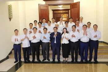 Thủ tướng Chính phủ Phạm Minh Chính chủ trì duyệt Đại hội đại biểu Đảng bộ tỉnh Thanh Hóa lần thứ XX, nhiệm kỳ 2025-2030