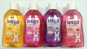 Thu hồi toàn quốc nước súc miệng Lesgo trẻ em vì chứa 'chất lạ' không có trong công thức