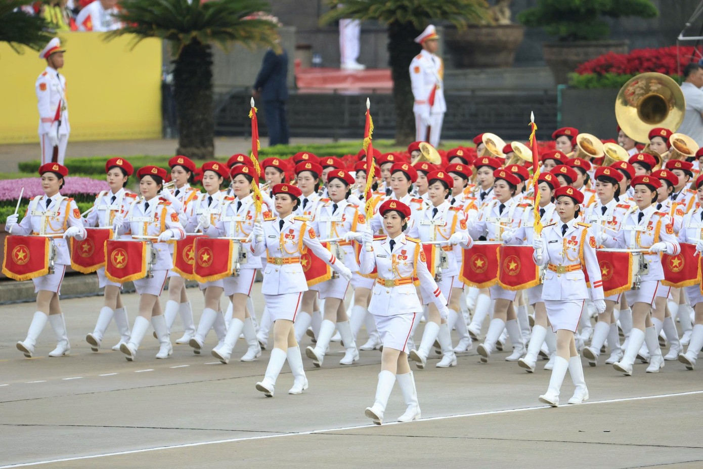 TỔNG THUẬT: Lễ Tổng duyệt chương trình diễu binh, diễu hành kỷ niệm 80 năm Quốc khánh 2/9