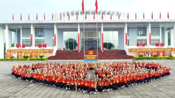 Hội Phụ nữ  tỉnh Thanh Hóa đồng diễn dân vũ, lan tỏa niềm tự hào mừng Quốc khánh 2/9