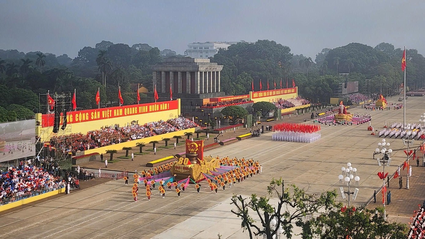 TRỰC TIẾP: Lễ kỷ niệm, diễu binh, diễu hành chào mừng Quốc khánh 2-9