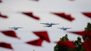 Không quân Việt Nam phô diễn sức mạnh trên bầu trời Thủ đô ngày Quốc khánh