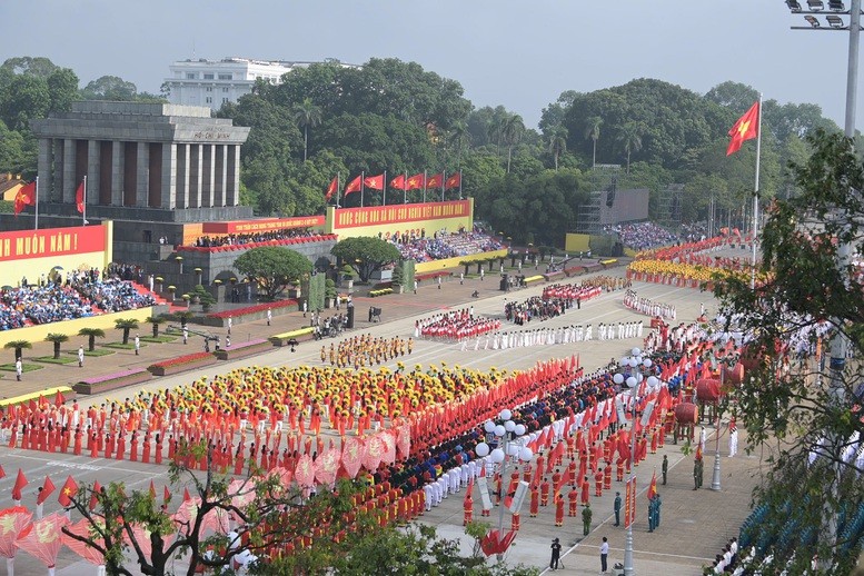 Lễ kỷ niệm, diễu binh, diễu hành chào mừng Quốc khánh 2-9
