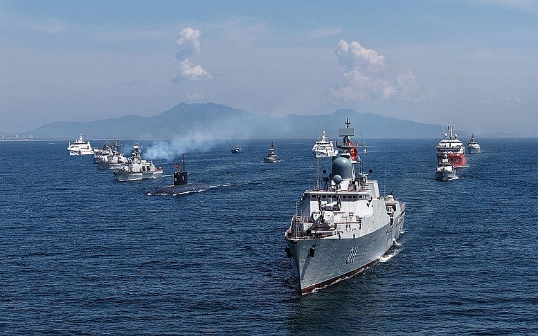 Các biên đội triển khai đội hình chữ A