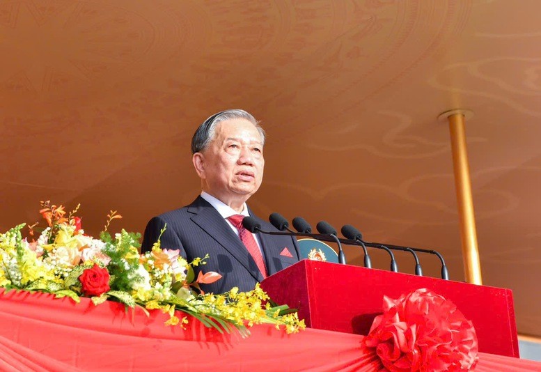 Tổng Bí thư Tô Lâm: không có lực cản nào, không có lý do gì có thể ngăn bước chúng ta vươn tới hòa bình, thịnh vượng, dân tộc ta trường tồn và phát triển - Ảnh: VGP