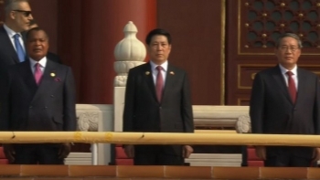 Chủ tịch nước Lương Cường dự Lễ duyệt binh kỷ niệm 80 năm chiến thắng phát xít của nhân dân thế giới