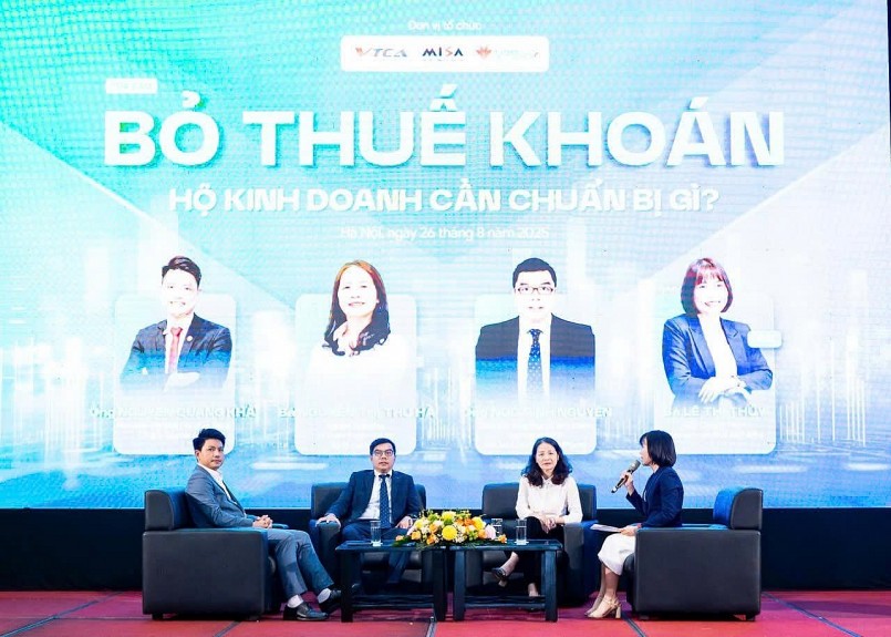 Hội thảo “Bỏ thuế khoán – Hộ kinh doanh cần chuẩn bị gì?” được VPBank phối hợp cùng MISA tổ chức