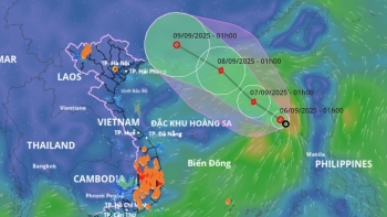 Áp thấp nhiệt đới mạnh lên thành bão số 7, dự báo đường đi và cường độ