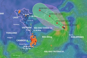 Áp thấp nhiệt đới mạnh lên thành bão số 7, dự báo đường đi và cường độ