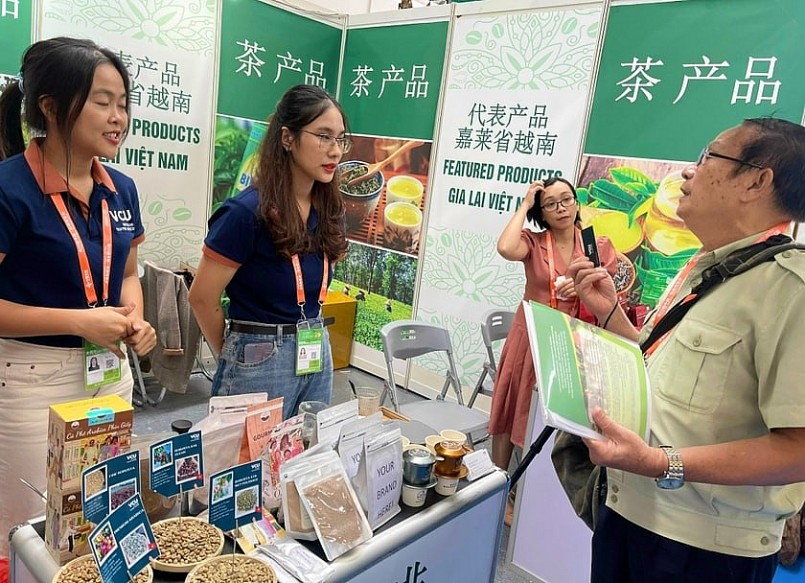 Doanh nghiệp của Gia Lai tham gia Hội chợ Trung Quốc-ASEAN lần thứ 20 (CAEXPO 2023). Ảnh: ĐVCC