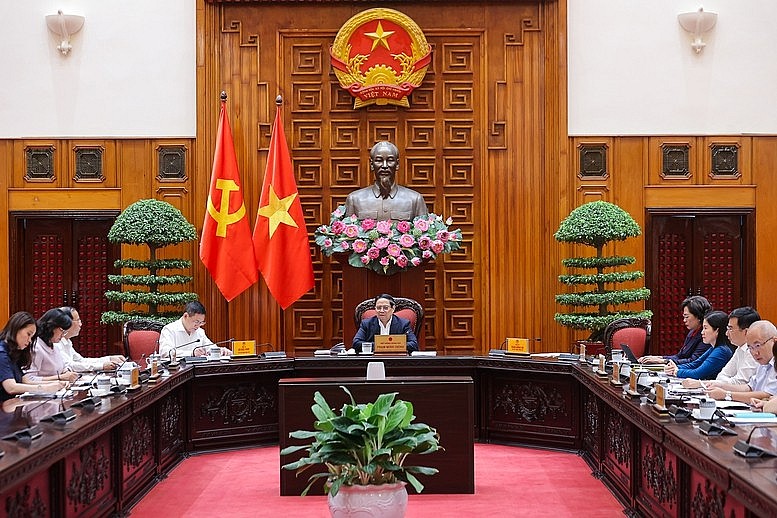 Thủ tướng Phạm Minh Chính chủ trì cuộc họp nhằm tiếp tục cụ thể hóa một bước Nghị quyết phiên họp Chính phủ thường kỳ tháng 8/2025 về công tác chỉ đạo, điều hành kinh tế nói chung và kinh tế vĩ mô nói riêng - Ảnh: VGP/Nhật Bắc Thủ tướng Phạm Minh Chính chủ trì cuộc họp nhằm tiếp tục cụ thể hóa một bước Nghị quyết phiên họp Chính phủ thường kỳ tháng 8/2025 về công tác chỉ đạo, điều hành kinh tế nói chung và kinh tế vĩ mô nói riêng - Ảnh: VGP/Nhật Bắc