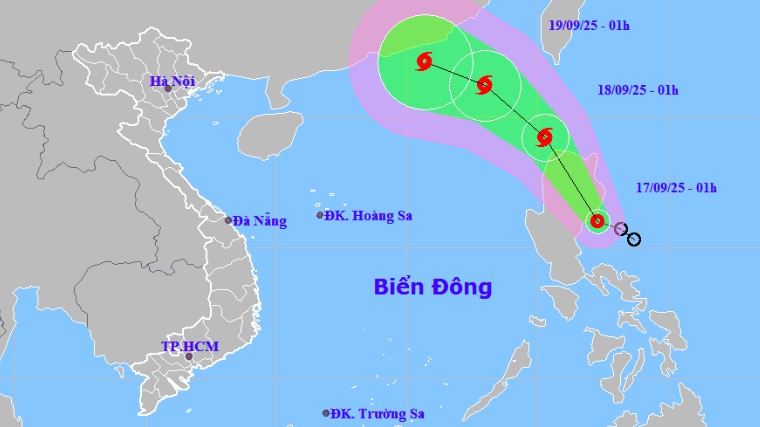 Áp thấp nhiệt đới có thể mạnh lên thành bão số 8