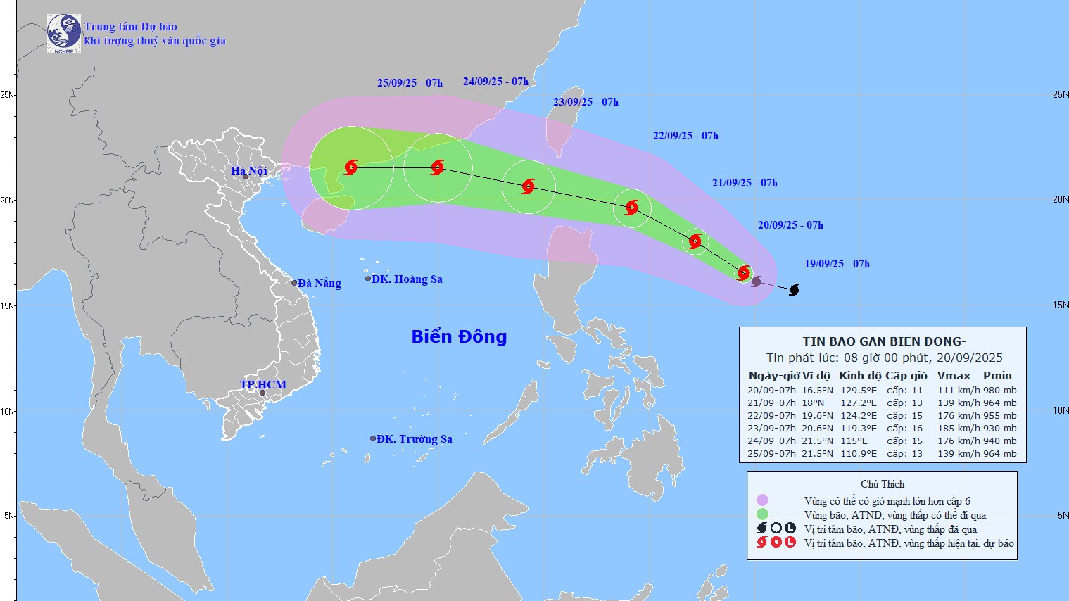 Bão Ragasa liên tục mạnh lên, dự báo thành siêu bão khi vào Biển Đông