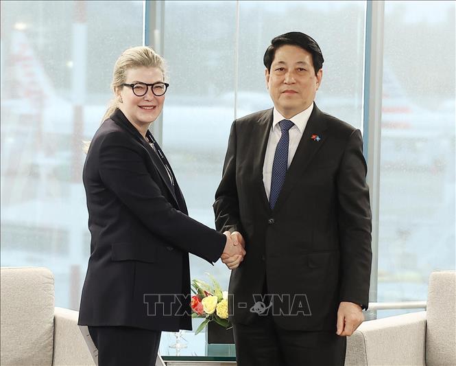 Chủ tịch nước Lương Cường bắt đầu các hoạt động song phương tại Hoa Kỳ