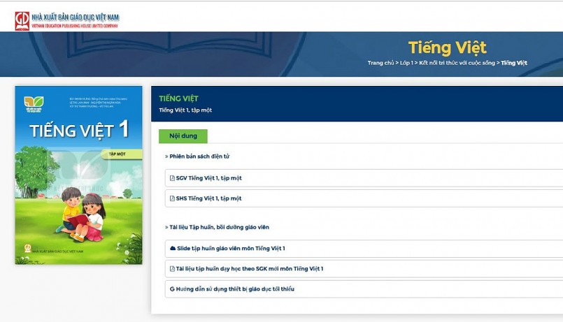 Sách giáo khoa Tiếng Việt đã được số hóa trên trang https://taphuan.nxbgd.vn Sách giáo khoa Tiếng Việt đã được số hóa trên trang https://taphuan.nxbgd.vn