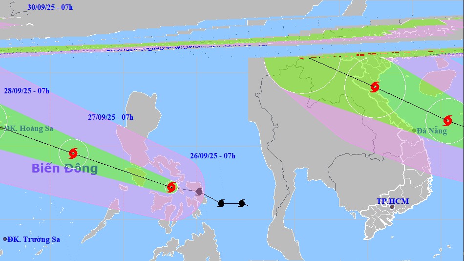 Bão Bualoi tiến vào Biển Đông, dự báo mạnh tới cấp 13 khi áp sát Bắc Trung Bộ
