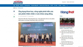 Báo chí phản ánh đậm nét Diễn đàn "Ứng dụng khoa học, công nghệ phát triển các sản phẩm thiên nhiên vì sức khỏe cộng đồng"