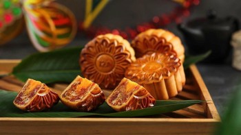 Một chiếc bánh Trung thu 