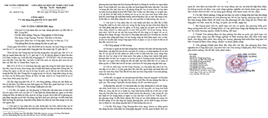 Công điện của Chính phủ