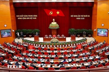 Thông cáo báo chí về ngày làm việc thứ hai Hội nghị Trung ương 13 khoá XIII