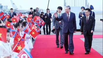 Tổng Bí thư Tô Lâm đến Bình Nhưỡng, bắt đầu thăm cấp Nhà nước tới Triều Tiên