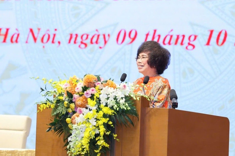 Bà Thái Hương, Chủ tịch Hội đồng Chiến lược Tập đoàn TH - Ảnh: VGP